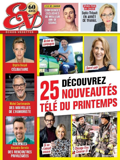 Détails du titre pour Échos Vedettes par TVA Publications Inc. - Disponible